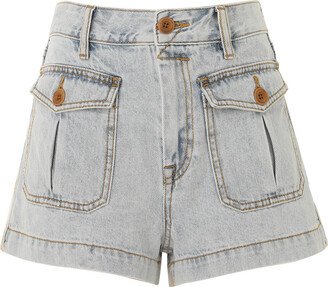 August Denim Mini Short