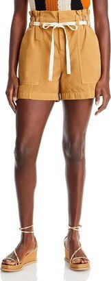 Womens Denim Waist tie Casual Shorts