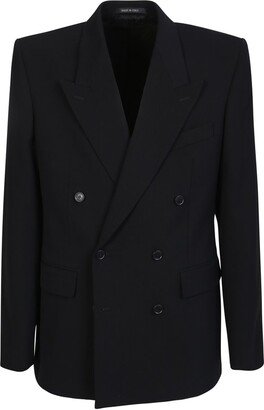 Buttoned Tailored Blazer-AB