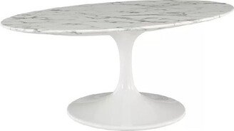 Oval Marble Coffee Table