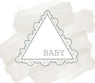 Triangle Ruffle Plaque