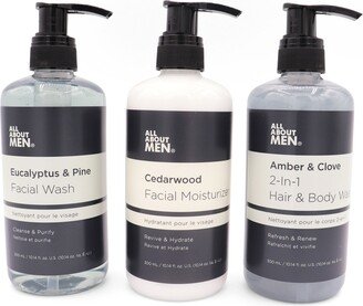 ALL ABOUT MEN Men's Bath Trio Gift Set