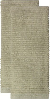 2pk Cotton Ridged Kitchen Towels - MU Kitchen