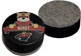 Minnesota Wild Mascot Series Nordy Hockey Puck Board Eraser For Chalk & Whiteboards