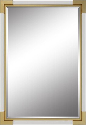 Malik White & Gold Mirror - 27