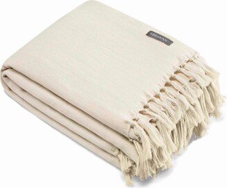 Twill Fringe Lace Throw