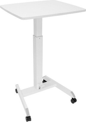 Mount-It! Height Adjustable Rolling Laptop Desk with Wheels | 23.6