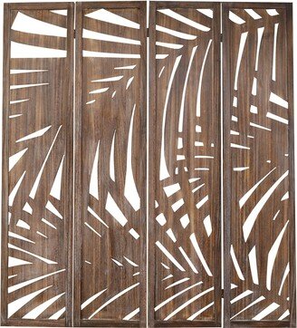 Palm Spring 4-Panel Folding Screen, 60