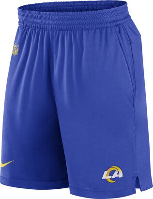 Men's Dri-FIT Sideline (NFL Los Angeles Rams) Shorts in Blue