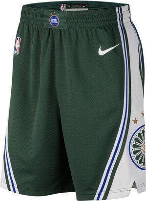 Men's Green Detroit Pistons 2022/23 City Edition Swingman Shorts