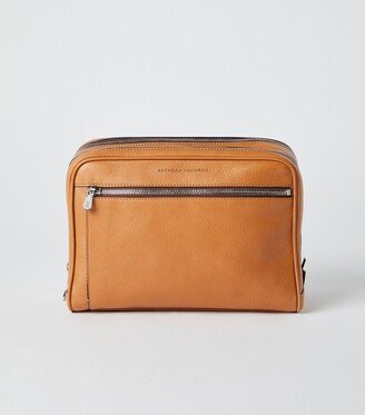 Leather Wash Bag-AH