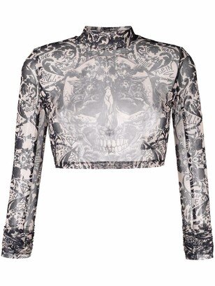 New Baroque cropped top