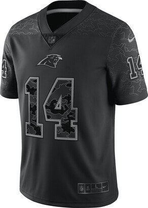 Men's NFL Carolina Panthers RFLCTV (Sam Darnold) Fashion Football Jersey in Black