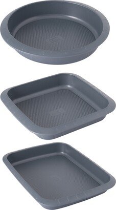 Gem Collection Nonstick 3-Pc. Cake Set