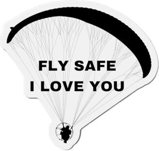 Paramotor Pilot Magnet, Fly Safe I Love You, Gift For Pilot, Toolbox Refrigerator Flight Instructor