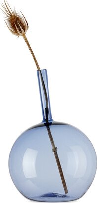 Nate Cotterman Blue Large Round Tilt Vase