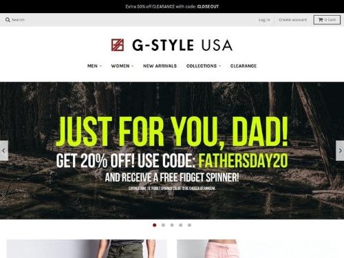 G-Style Usa Promo Codes & Coupons