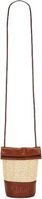 Micro Sense Bucket Bag in Tan,Cognac