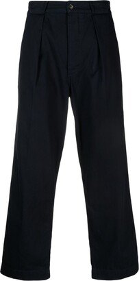 FURSAC Straight-Leg Cropped Cotton Trousers