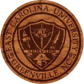 Ecu Pirates Coaster - Crafted From Cherry Or Maple Wood East Carolina University | Ecu