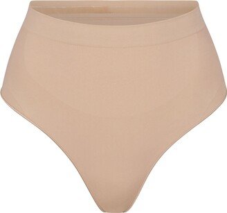 Seamless Sculpt Mid Waist Thong | Mica