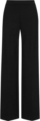 High-Waisted Straight-Leg Trousers-AX