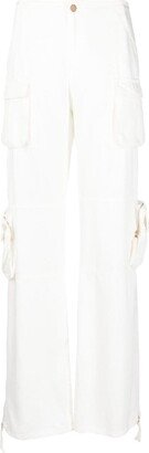 Straight-Leg Lyocell Cargo Trousers