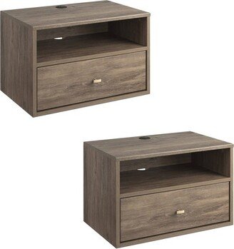 Set of 2 Hanging Nightstands