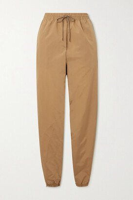 Shell Tapered Track Pants - Brown