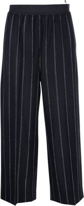 Striped Cropped Pants-AA