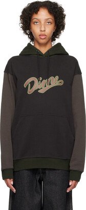 Dime Green Paneled Hoodie