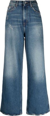 Claire high-waisted wide-leg jeans