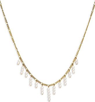 AWE INSPIRED 14K Gold Vermeil Multi Pearl Shaker Necklace
