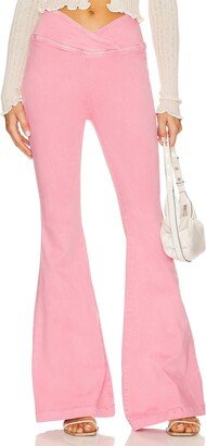 Venice Beach Flare Pants In Pink