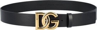 Logo Buckle Belt-AX