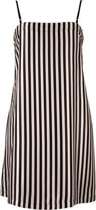 Not Just Pajama Striped Silk Dress