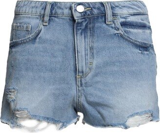 Icon Denim Sam Distressed Denim Shorts