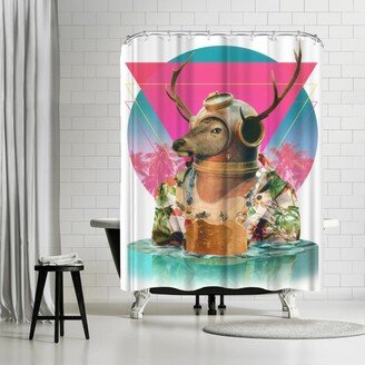 71 x 74 Shower Curtain, Summer Mood by Ali Gulec