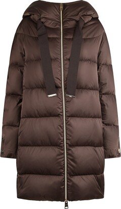 Zip Padded Down Coat-AC