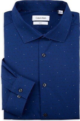 Slim Fit Micro Dot Dress Shirt