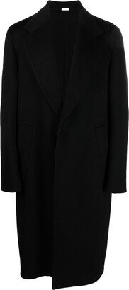 Single-Breasted Cashmere Coat-AH