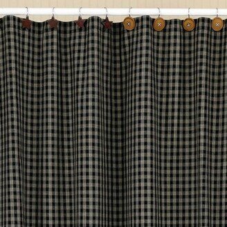 Park Designs Sturbridge Shower Curtain - Black