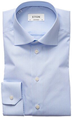 Men's Contemporary-Fit Fine Stripe Dress Shirt