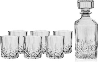 Fifth Avenue Manufacturers Loretto 7 Piece Whiskey Set