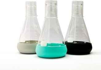 Chemistry Bedside Carafe | 1 Liter Flask Water Pitcher + Beaker Drinking Cup Science Teacher Gift