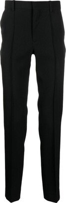 Slim-Cut Wool Trousers