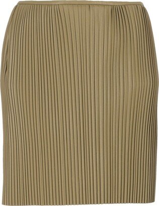 Pleated Mini Skirt-AE