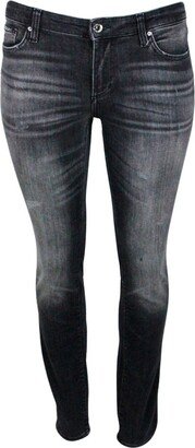 Super Skinny 5-Pocket Stretched Denim Jeans