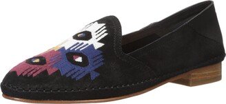 Women's Embroidered Venetian Loafer Flat