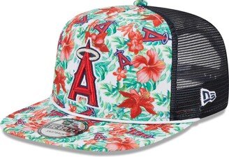 Men's Los Angeles Angels Tropic Floral Golfer Snapback Hat